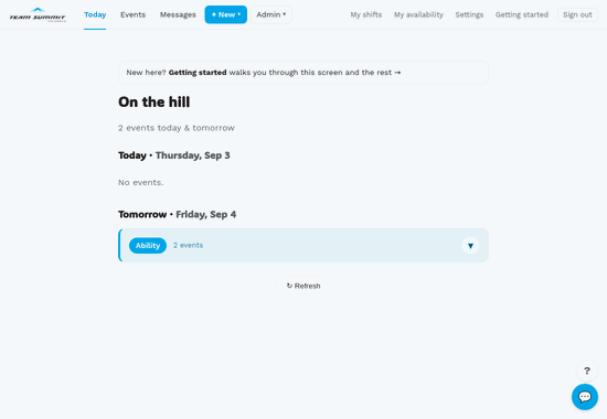 Tapping an attendance chip on Today, then tapping again to clear it